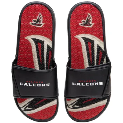 Atlanta Falcons FOCO Wordmark Gel Slide Sandals