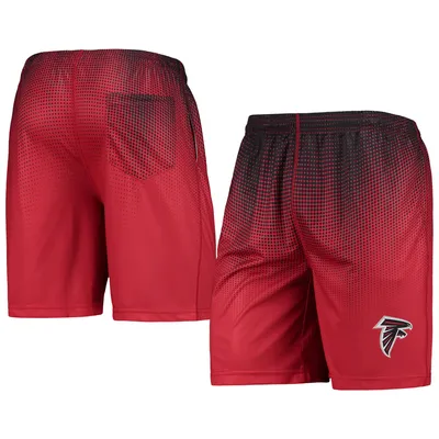 Atlanta Falcons FOCO Pixel Gradient Training Shorts - Red/Black