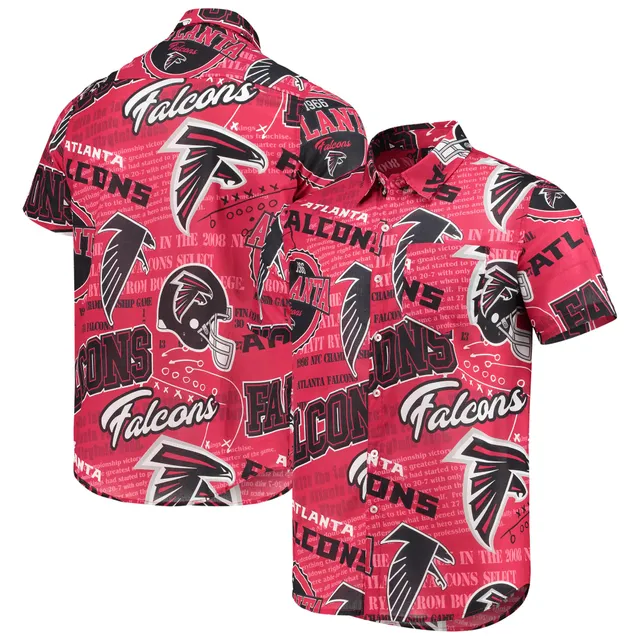 Lids Atlanta Falcons FOCO Thematic Button-Up Shirt - Red