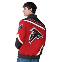 Men's G-III Extreme  Red Atlanta Falcons Maximum Racing Full-Snap Jacket