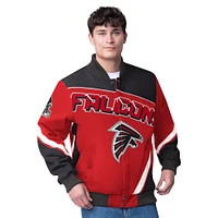 Men's G-III Extreme  Red Atlanta Falcons Maximum Racing Full-Snap Jacket