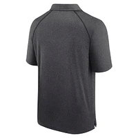 Polo raglan Atlanta Falcons Making Waves pour homme, couleur anthracite chiné