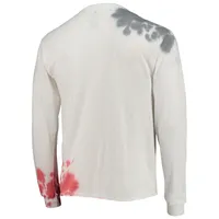 Junk Food Men's Junk Food Cream Atlanta Falcons Tie-Dye Long Sleeve T-Shirt