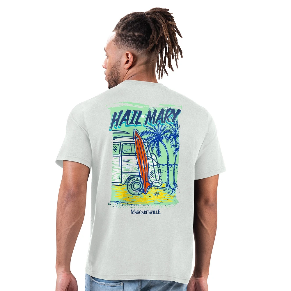 T-shirt gris Hail Mary pour homme des Falcons d'Atlanta Margaritaville