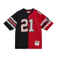 Men's Mitchell & Ness Deion Sanders Red Atlanta Falcons Retired Player Name  & Number Mesh Top