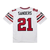 Maillot réplique blanc Atlanta Falcons 1989 Legacy de Mitchell & Ness Deion Sanders pour homme