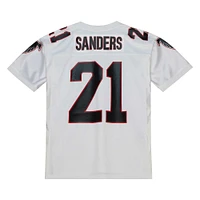 Maillot de joueur retraité authentique Mitchell & Ness Deion Sanders des Atlanta Falcons 1991 blanc