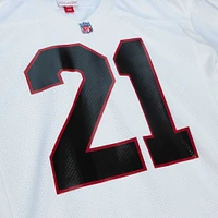 Maillot de joueur retraité authentique Mitchell & Ness Deion Sanders des Atlanta Falcons 1991 blanc