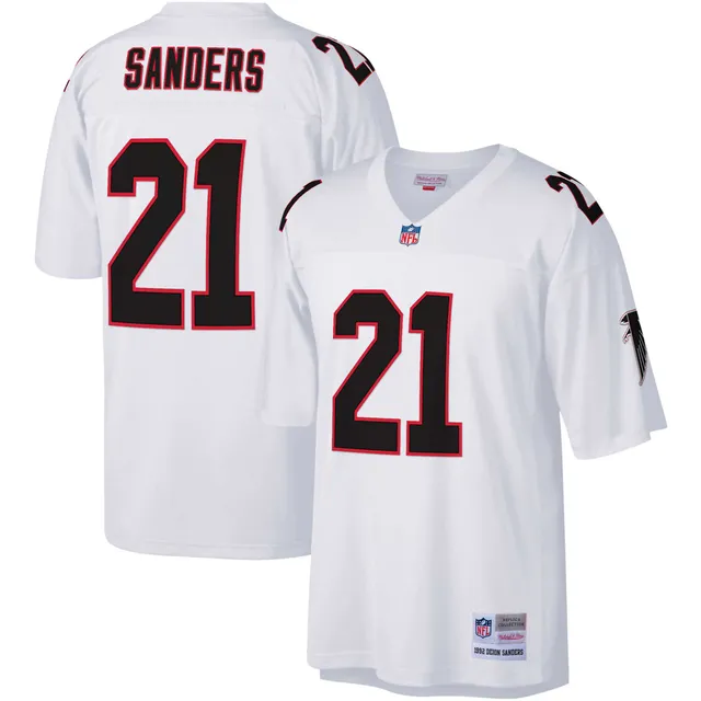 Men's Atlanta Falcons Michael Vick Mitchell & Ness White Retired Player  Name & Number Mesh Top