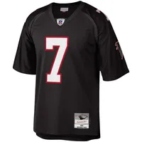 Men's Mitchell & Ness Michael Vick Black Atlanta Falcons Big Tall 2002 Retired Player Replica Jersey