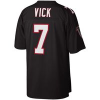 Men's Mitchell & Ness Michael Vick Black Atlanta Falcons Legacy Replica Jersey