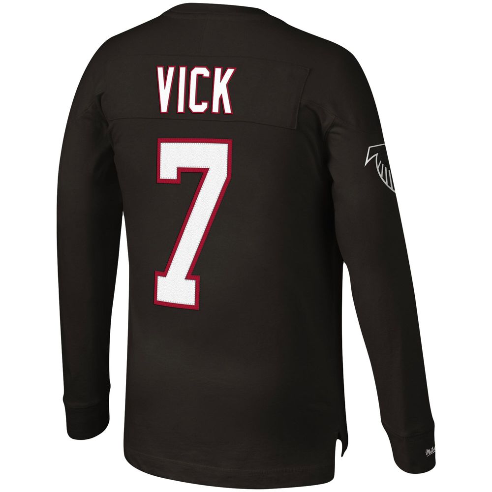 Men's Mitchell & Ness Michael Vick Black Atlanta Falcons Throwback