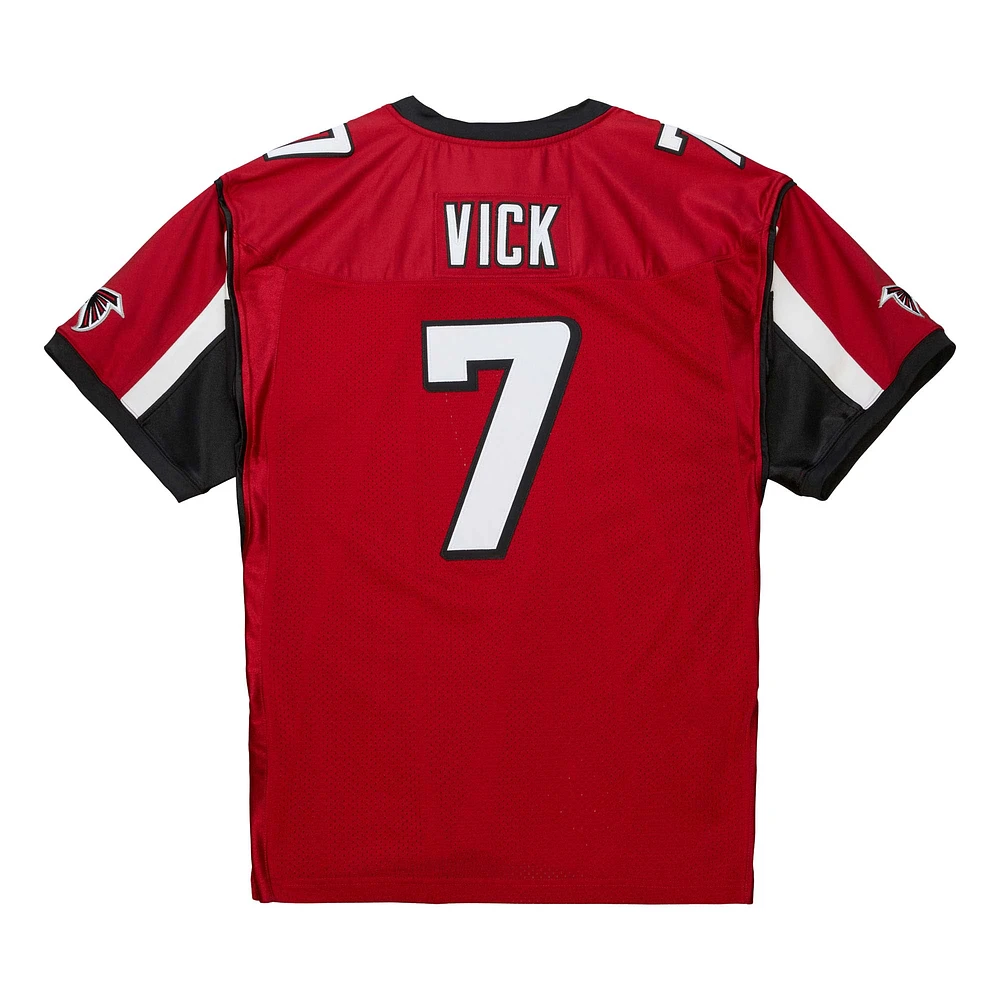 Maillot de joueur retraité authentique Mitchell & Ness Michael Vick des Atlanta Falcons 2003 rouge