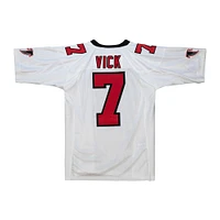 Maillot de joueur retraité authentique Mitchell & Ness Michael Vick des Atlanta Falcons 2001 blanc