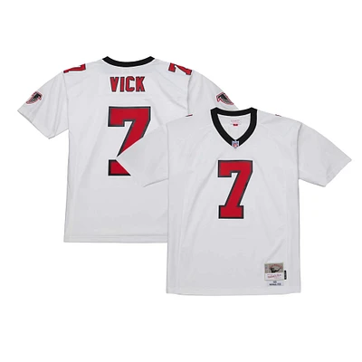 Maillot réplique Mitchell & Ness Michael Vick des Atlanta Falcons Legacy pour hommes, blanc