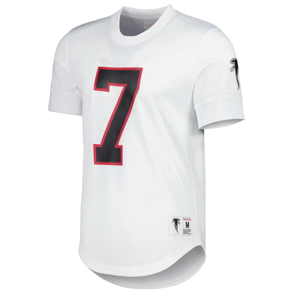 Mitchell & Ness Men's Mitchell & Ness Michael Vick White Atlanta Falcons  Retired Player Name Number Mesh Top