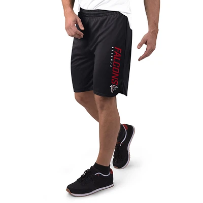 Short en maille noire MSX by Michael Strahan pour homme des Atlanta Falcons