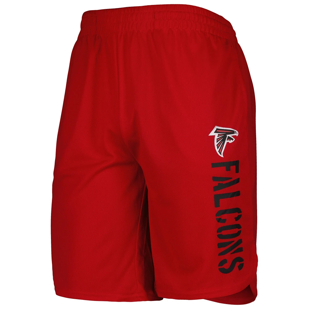 MSX by Michael Strahan Short d'équipe des Falcons d'Atlanta rouge pour homme