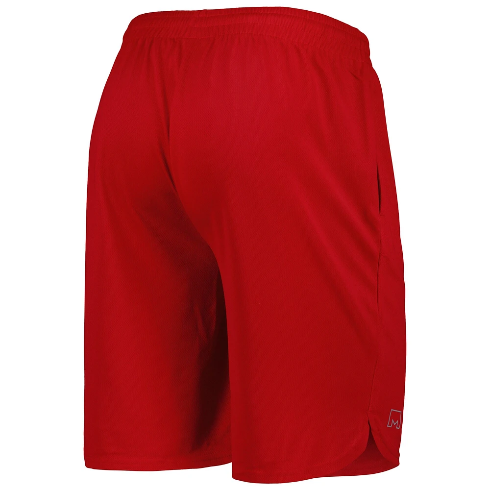 MSX by Michael Strahan Short d'équipe des Falcons d'Atlanta rouge pour homme