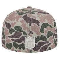 Casquette ajustée 59FIFTY Geo Camo des Falcons d'Atlanta de New Era pour homme