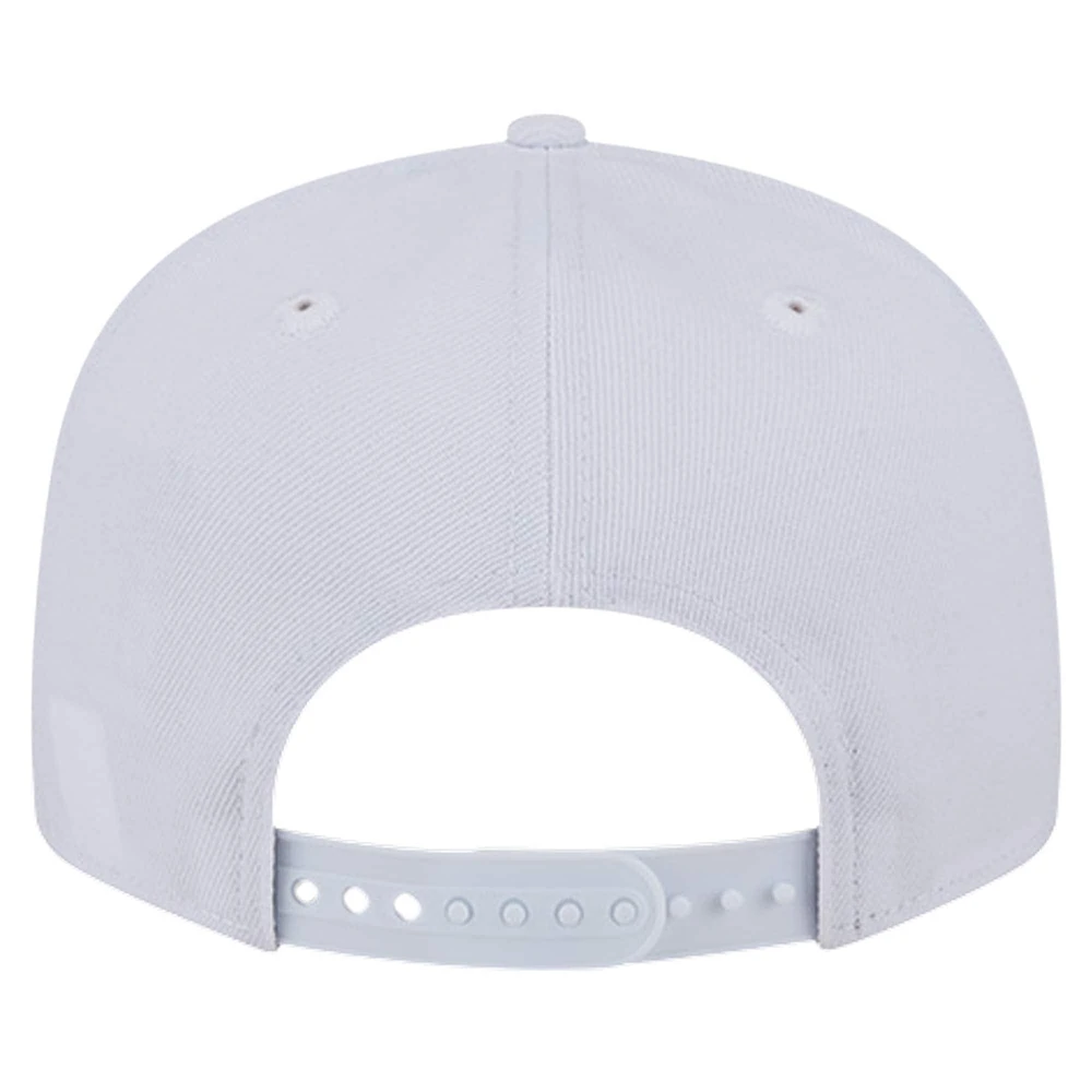 Men's New Era Atlanta Falcons Main White on White 9FIFTY Snapback Hat