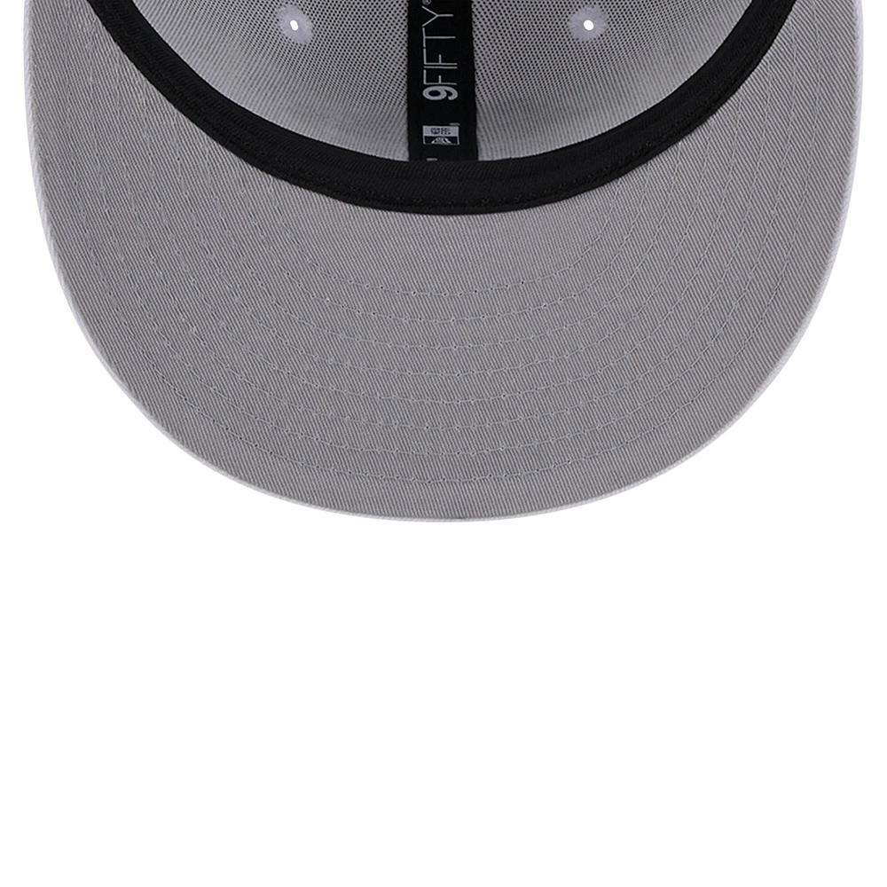 Men's New Era Atlanta Falcons Main White on White 9FIFTY Snapback Hat