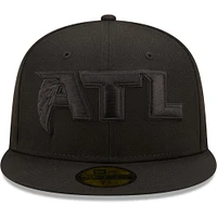 Casquette ajustée 59FIFTY noir sur pour homme des Atlanta Falcons New Era