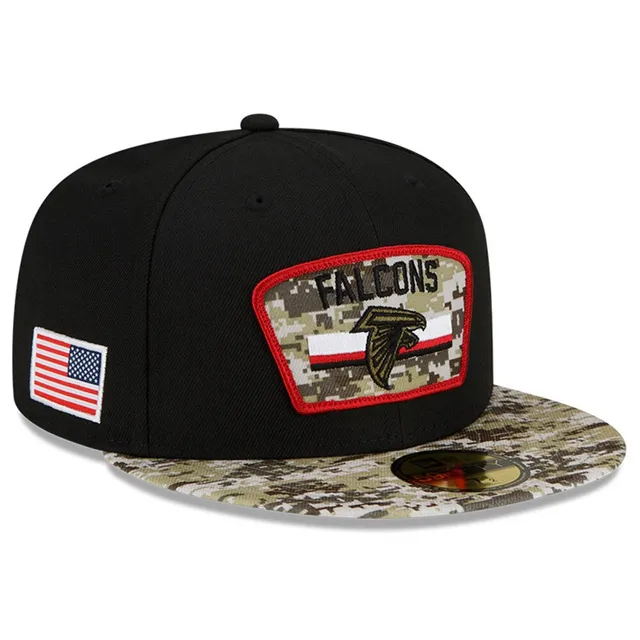 Lids Atlanta Falcons New Era Camo 59FIFTY Fitted Hat - Black