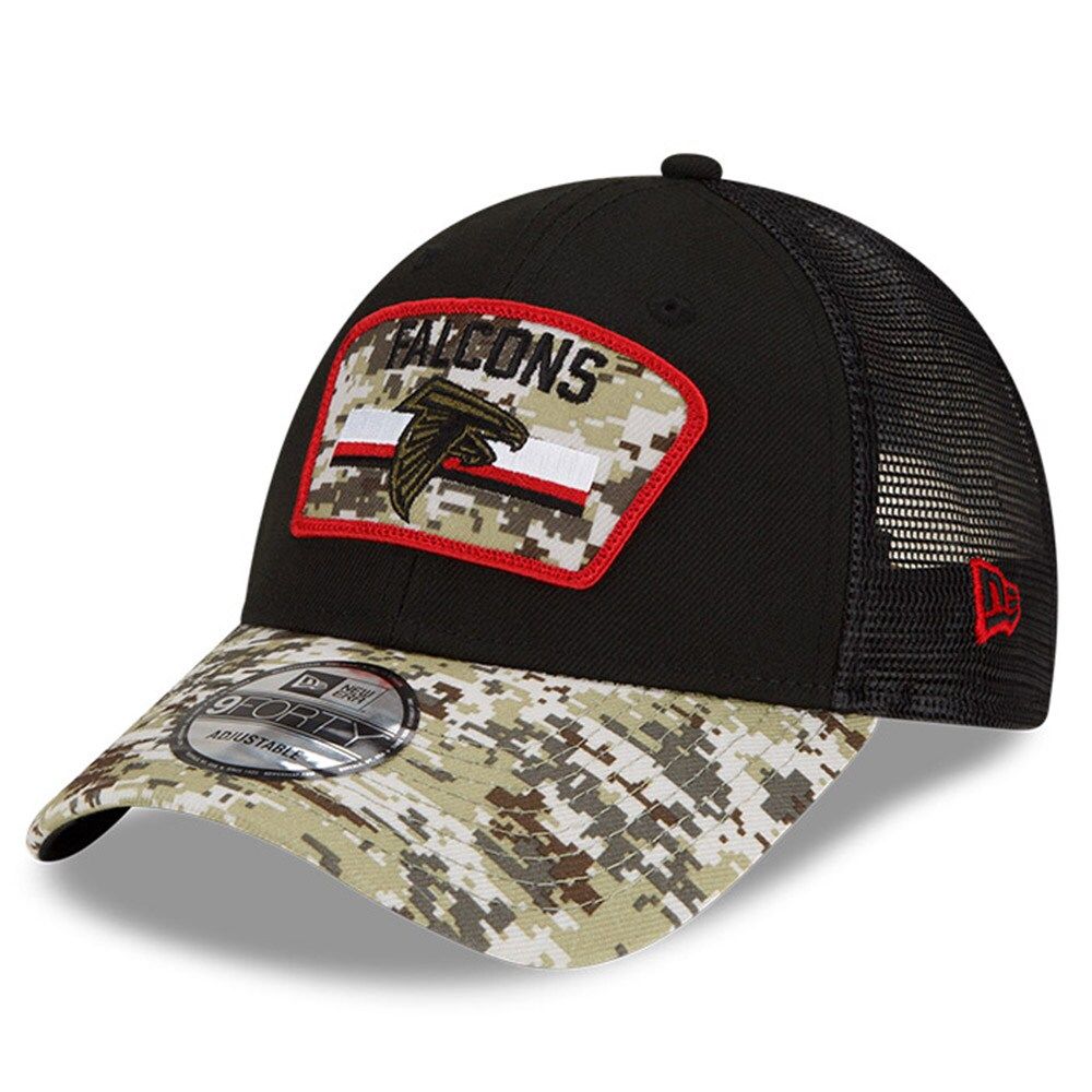 Atlanta Falcons NFL Salute to Service Player On-Field Low Profile Fitted  Hat Cap