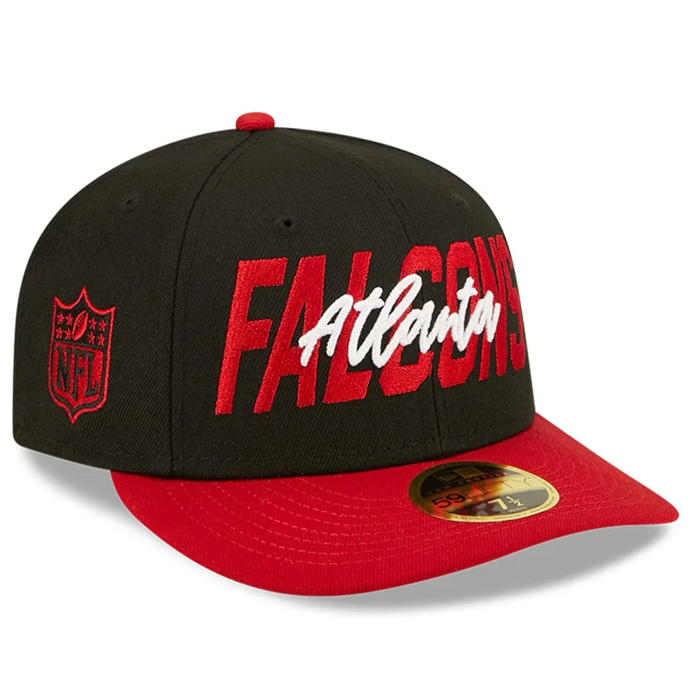 Men's New Era Atlanta Falcons White on White Low Profile 59FIFTY Fitted Hat