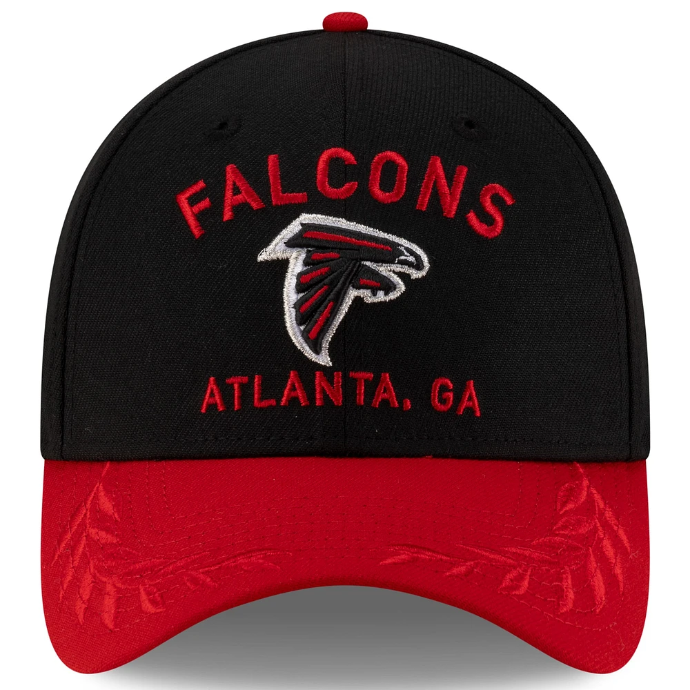 Men's New Era  Black/Red Atlanta Falcons 2025 NFL Draft 39THIRTY Flex Hat