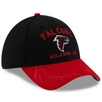 Men's New Era  Black/Red Atlanta Falcons 2025 NFL Draft 39THIRTY Flex Hat