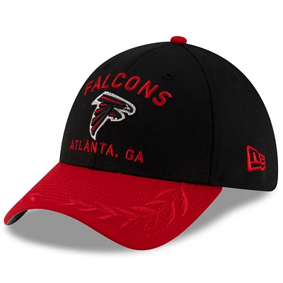 Men's New Era  Black/Red Atlanta Falcons 2025 NFL Draft 39THIRTY Flex Hat