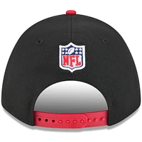 Men's New Era Black/Red Atlanta Falcons 2025 NFL Draft 9FORTY A-Frame M-Crown Adjustable Hat