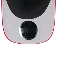 Men's New Era Black/Red Atlanta Falcons 2025 NFL Draft 9FORTY A-Frame M-Crown Adjustable Hat