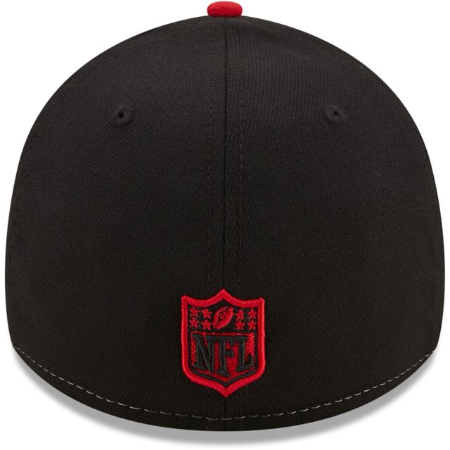 Men's New Era Black Atlanta Falcons Gulch 39THIRTY Flex Hat