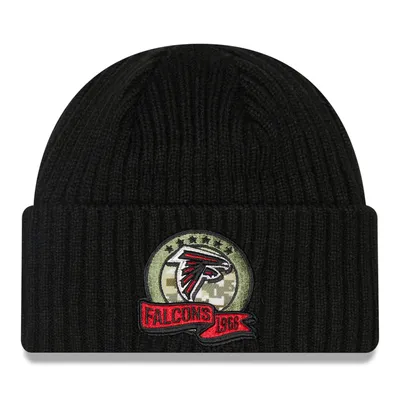 Atlanta Falcons New Era 2022 Salute To Service Knit Hat - Black