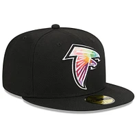 Men's New Era  Black Atlanta Falcons 2023 NFL Crucial Catch 59FIFTY Fitted Hat