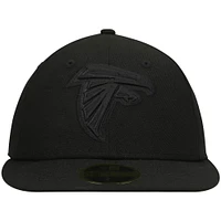 Men's New Era Black Atlanta Falcons on Low Profile 59FIFTY II Fitted Hat