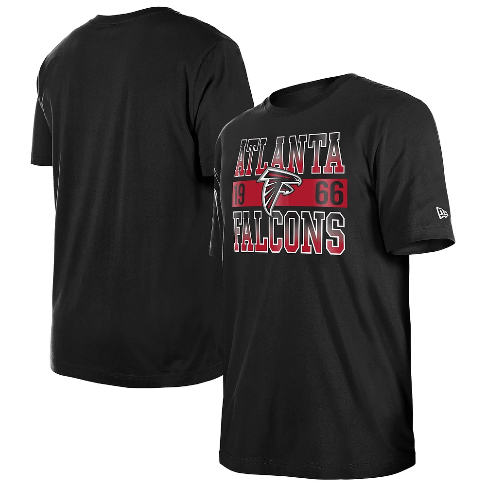 T-shirt noir New Era City Team des Falcons d'Atlanta pour homme