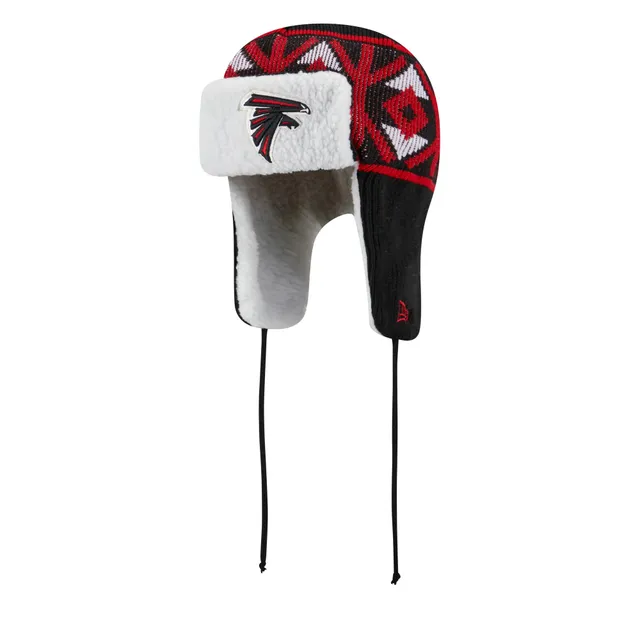 Men's New Era Black Atlanta Falcons Team Neo 39THIRTY Flex Hat