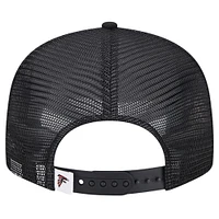 Casquette Snapback 9FIFTY Main Trucker des Atlanta Falcons New Era noire pour hommes