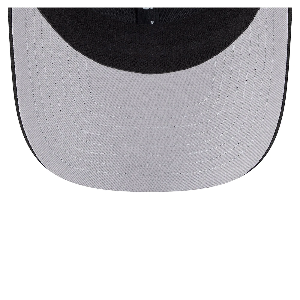 Casquette camionneur extensible 9SEVENTY noire des Falcons d'Atlanta pour homme de New Era