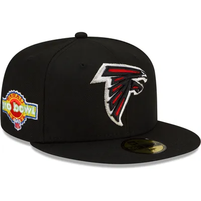 Lids Atlanta Falcons New Era 1996 Pro Bowl Patch Red Undervisor 59FIFY  Fitted Hat - White