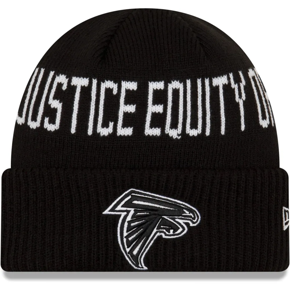 Buy the pom-pom beanie Atlanta Falcons Sideline by New Era