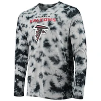 Men's New Era Black Atlanta Falcons Tie-Dye Long Sleeve T-Shirt