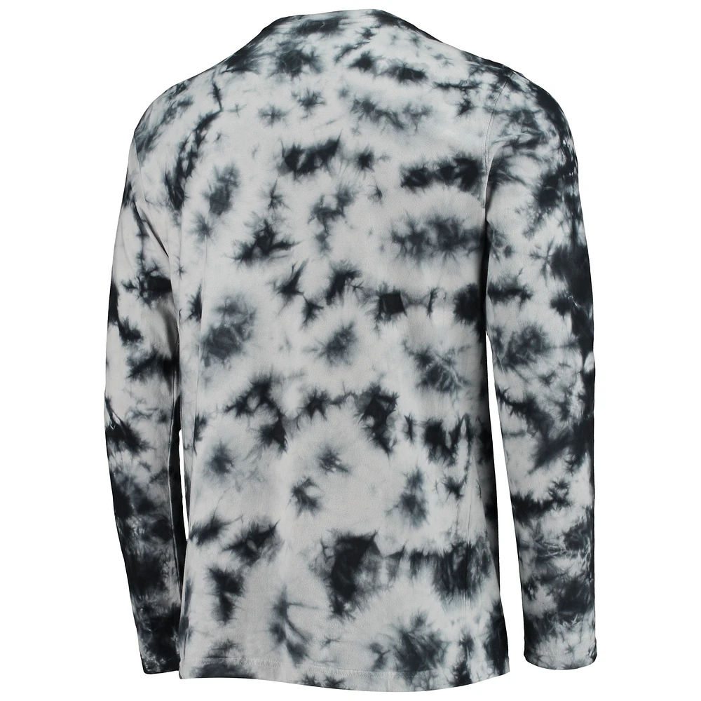 Men's New Era Black Atlanta Falcons Tie-Dye Long Sleeve T-Shirt