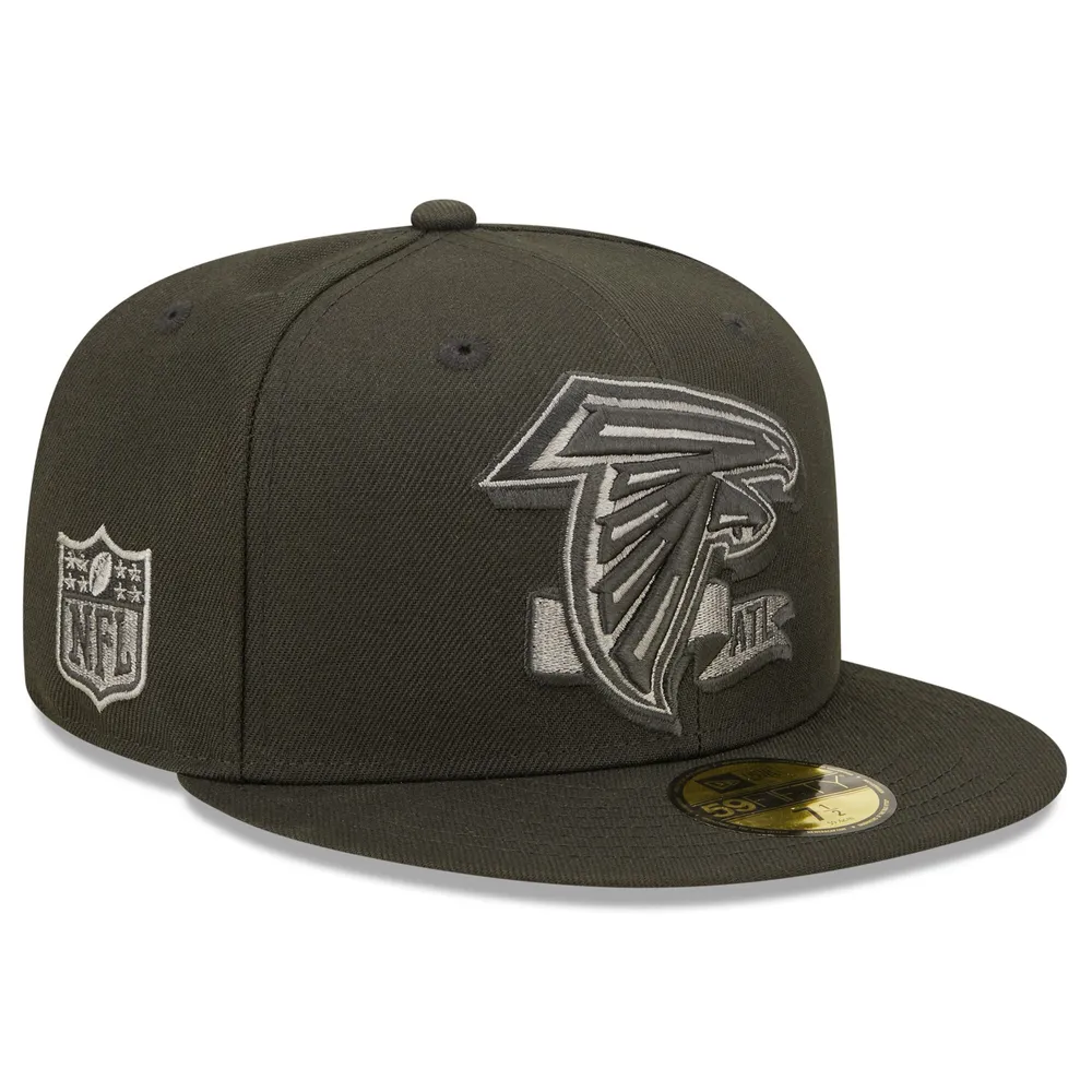 Men's New Era Cream Atlanta Falcons Retro 59FIFTY Fitted Hat