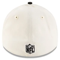 Casquette New Era 39THIRTY Flex crème/noir pour homme des Falcons d'Atlanta, draft NFL 2025