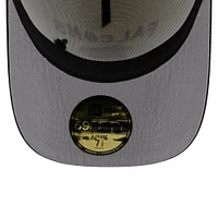 Men's New Era Cream/Black Atlanta Falcons 2025 NFL Draft A-Frame 59FIFTY Fitted Hat